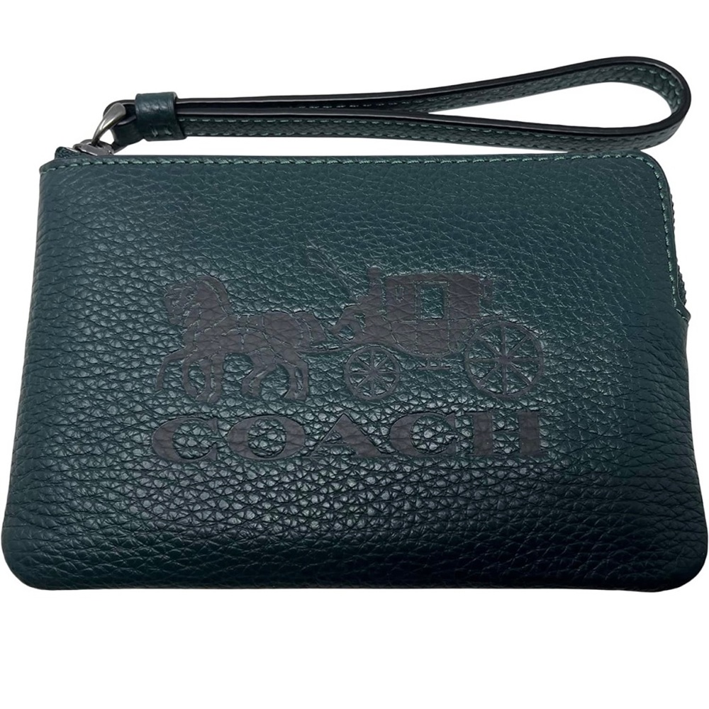 Coach wristlet forest